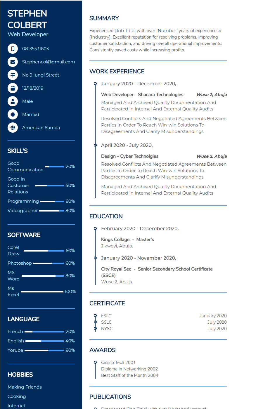 Best online CV and Resume Builder - Women United Empowerment